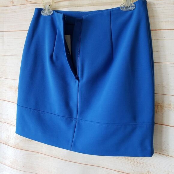 H&M Faux Wrap Asymmetric Mini Skirt with Silver Tone Hardware Accent Design - Picture 7 of 10